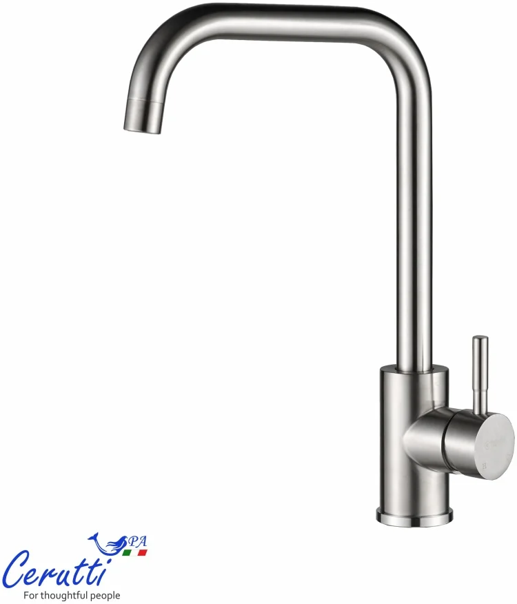 Смеситель для кухни CeruttiSPA Duilio BN матовый никель - ForteMarket Смеситель для кухни CeruttiSPA Duilio BN матовый никель купить,50800