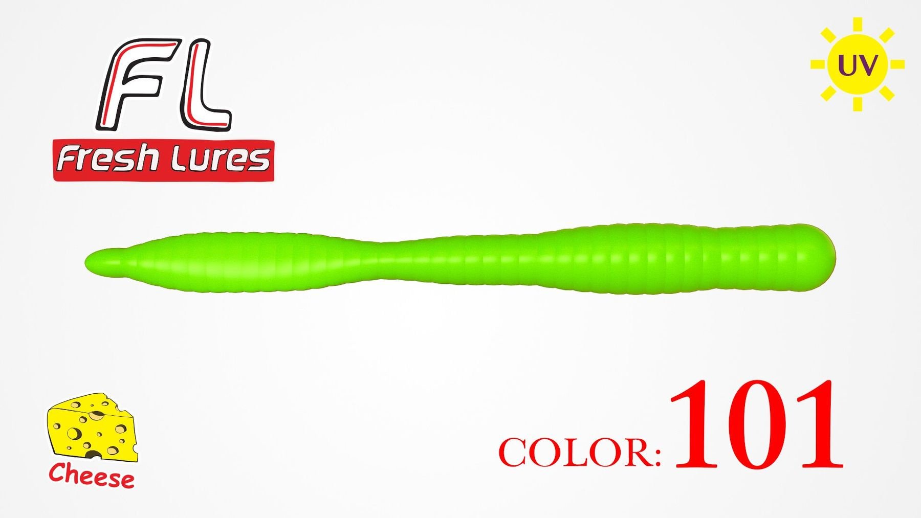 Мягкая приманка Fresh Lures FL-FlatWorm-3,1-101 7 шт купить,NaN