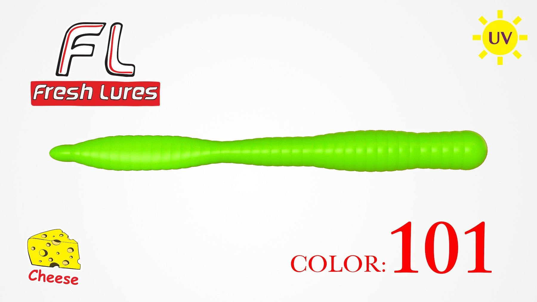 Мягкая приманка Fresh Lures FL-FlatWorm-3,1-101 7 шт купить,NaN