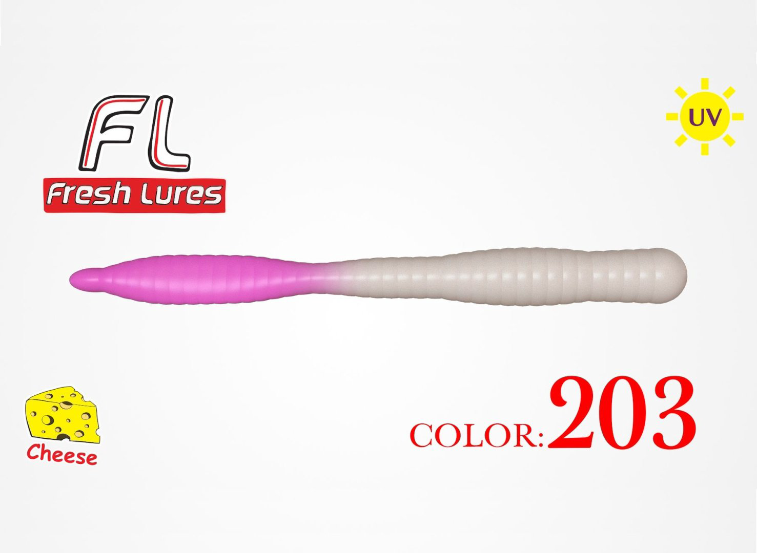 Мягкая приманка Fresh Lures FL-FlipWorm-3,1-203 10 шт купить,NaN