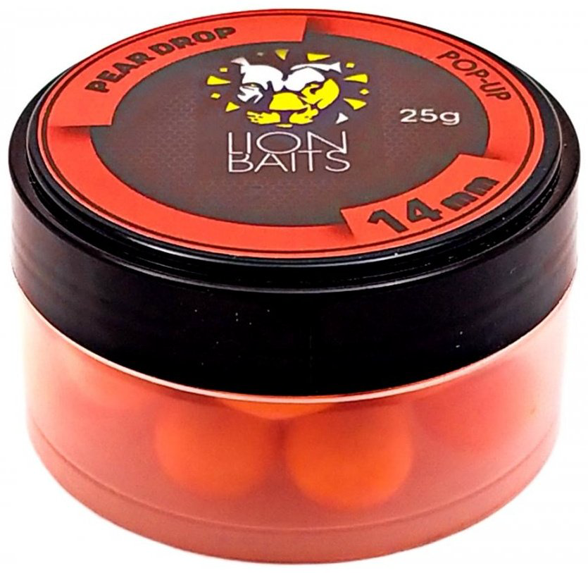 Прикормка Lion Baits Бойлы Pop-Up 14 мм 25 г LB-002950 кислая груша 0.025 кг