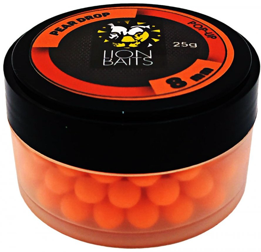 Прикормка Lion Baits Бойлы Pop-Up 8 мм 25 г LB-002905 кислая груша 0.025 кг купить,NaN