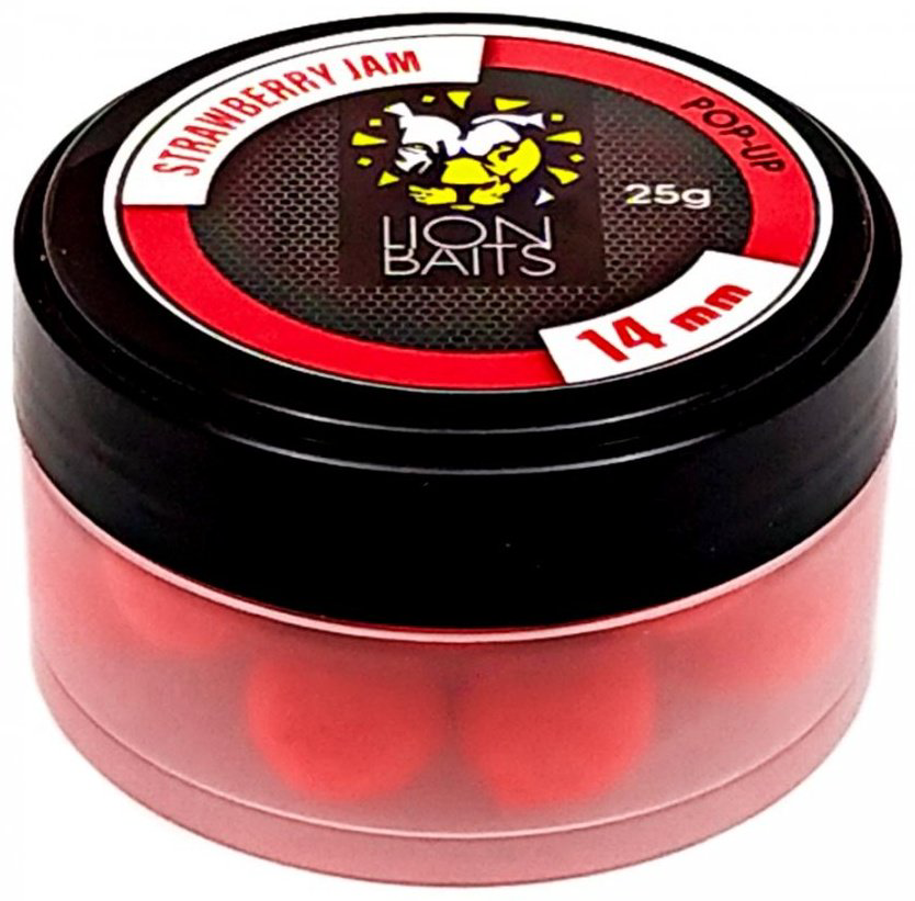 Прикормка Lion Baits LB-002943 клубника 0.025 кг купить,NaN