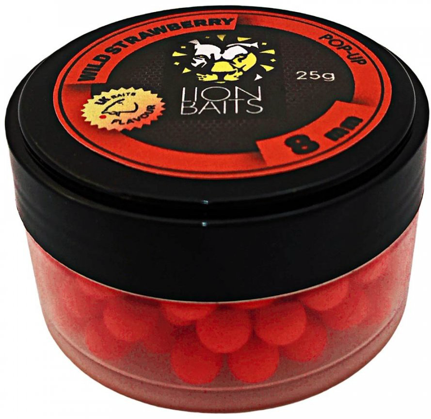 Прикормка Lion Baits LB-002909 земляника 0.025 кг купить,NaN