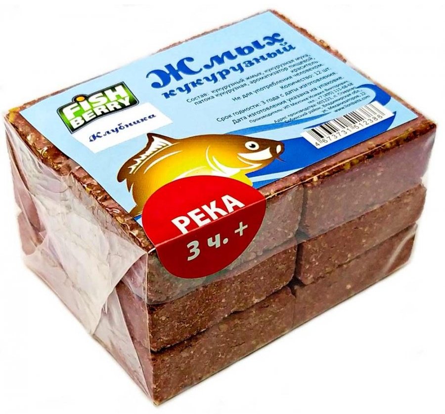 Прикормка Fish Berry FBGK-046 клубника 0.5 кг купить,NaN