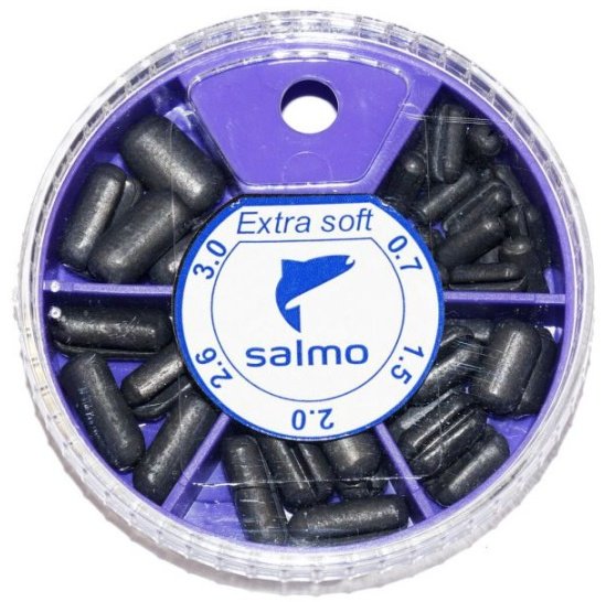 Грузило Дробинка, цилиндр Salmo глухое 0.7 г