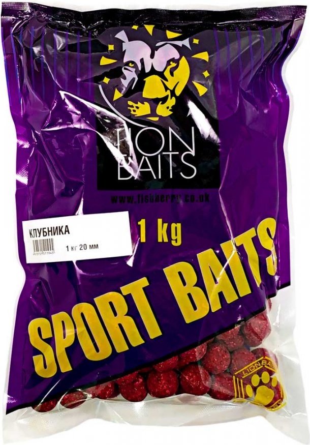 Прикормка Lion Baits LB-002813 клубника 1 кг