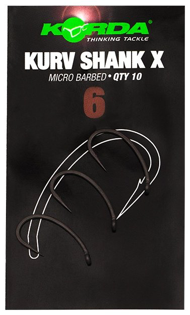 Крючок для рыбалки Korda KKSX6 одинарный черный 10 шт купить,NaN