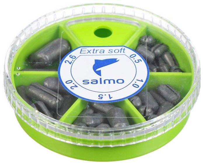 Грузило Дробинка, цилиндр Salmo глухое 0.5 г