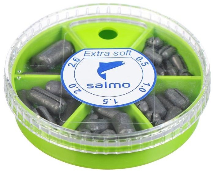 Грузило Дробинка, цилиндр Salmo глухое 0.5 г