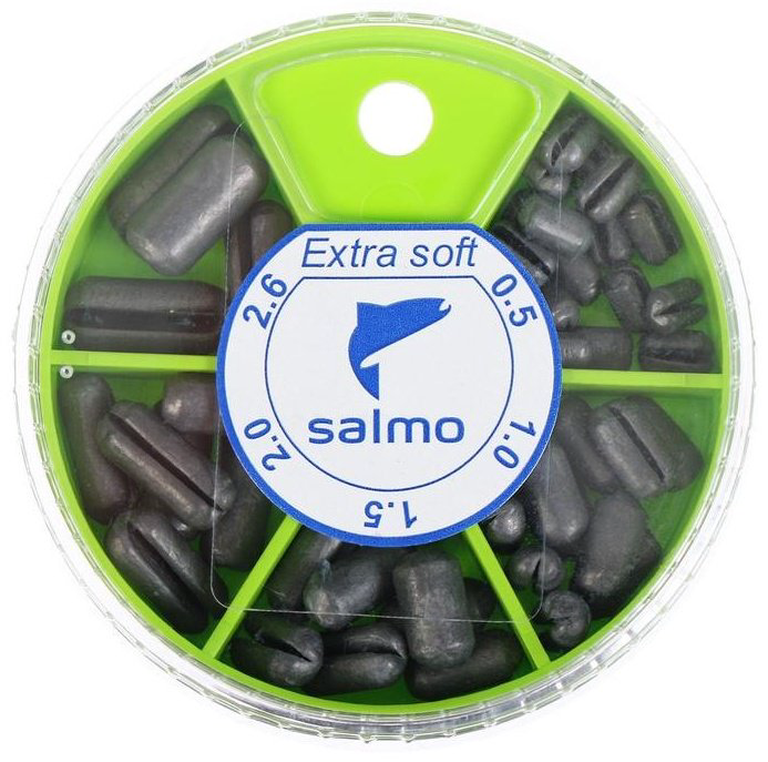 Грузило Дробинка, цилиндр Salmo глухое 0.5 г