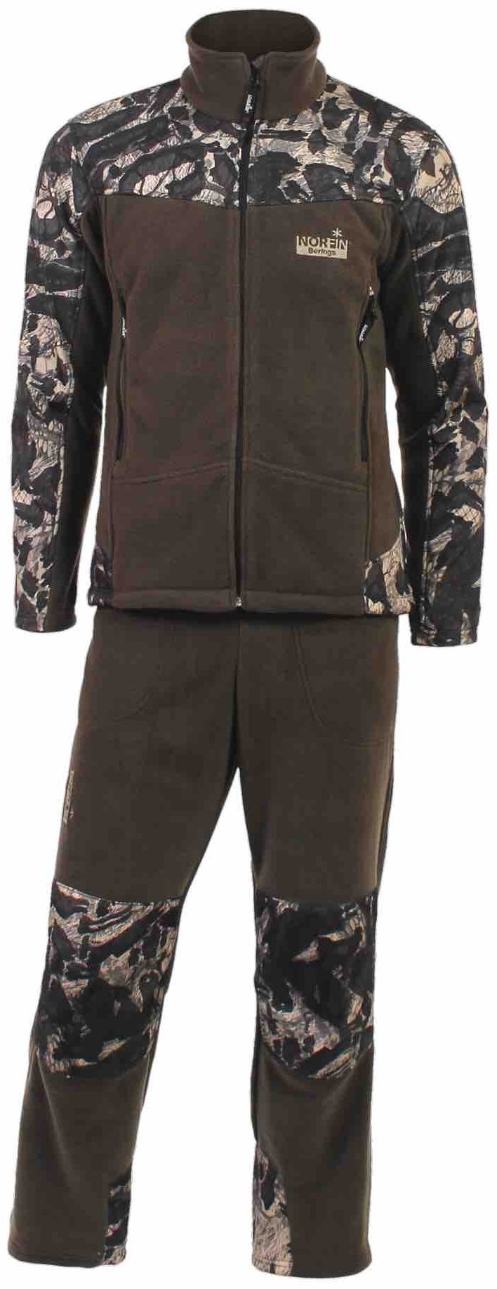 Костюм флисовый NORFIN Berings Camo Green XL