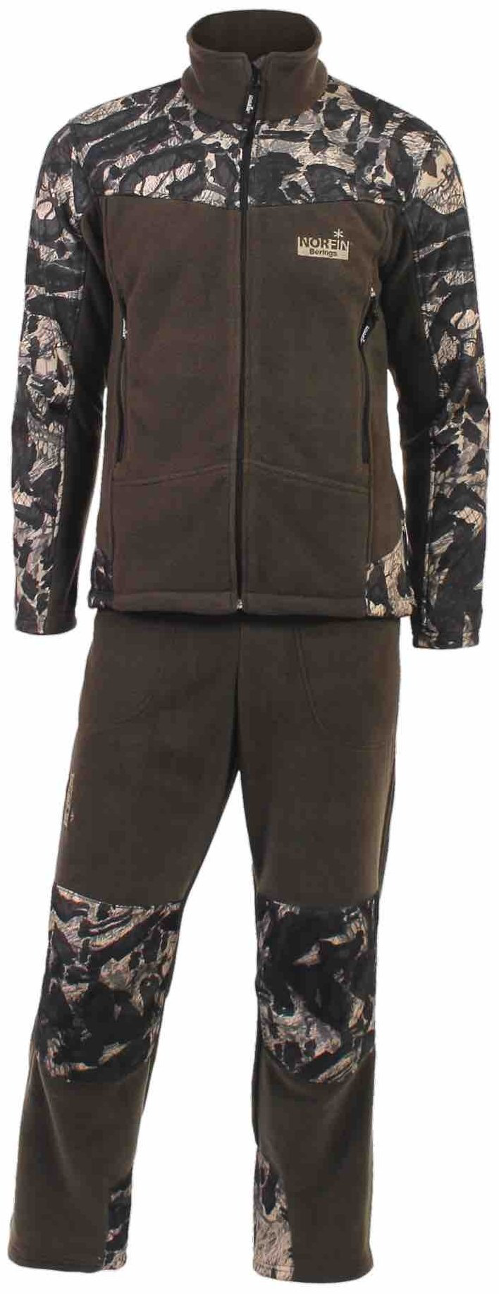 Костюм флисовый NORFIN Berings Camo Green XL