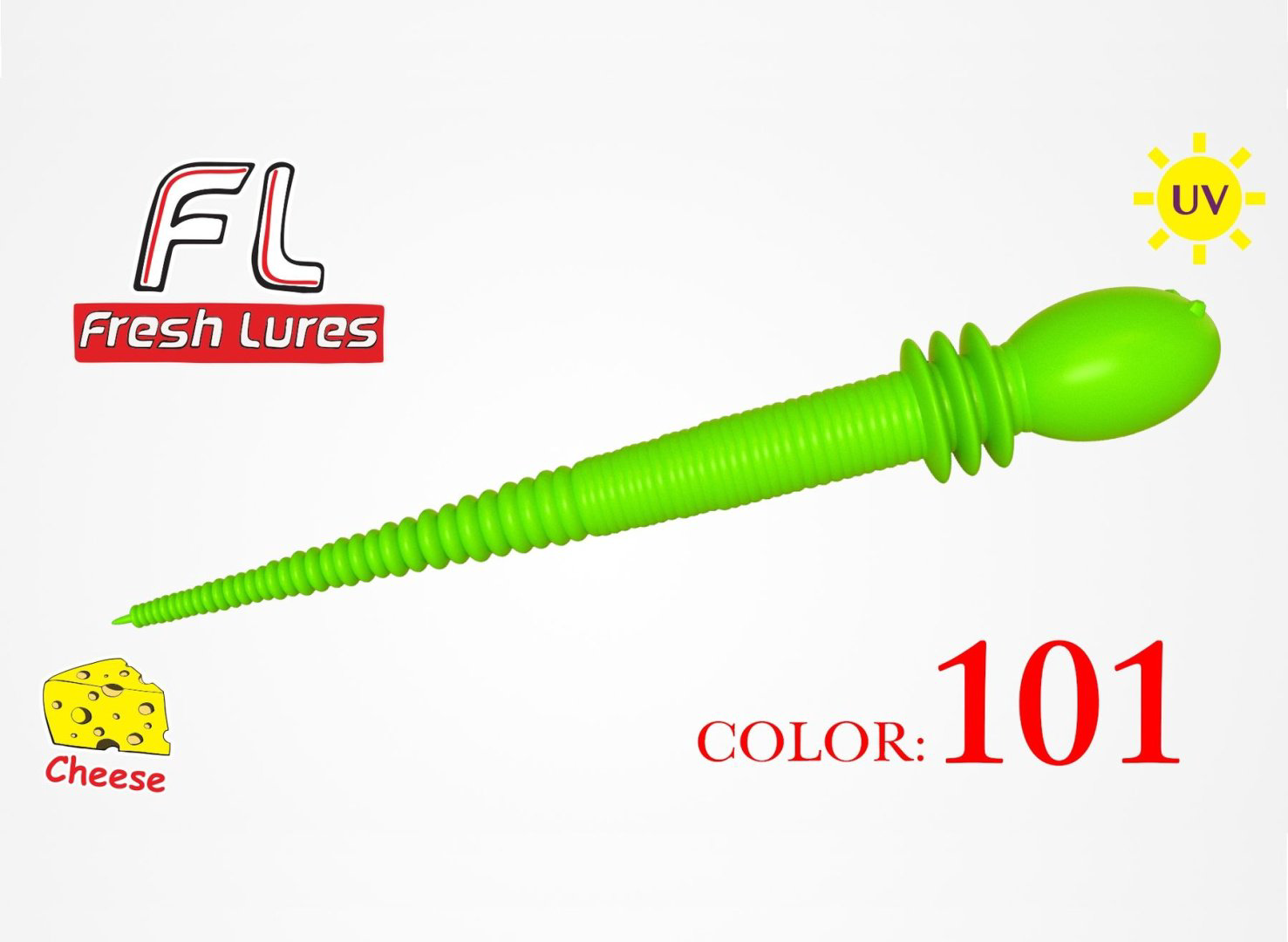 Мягкая приманка Fresh Lures Kasper 2,4 #101 10 шт