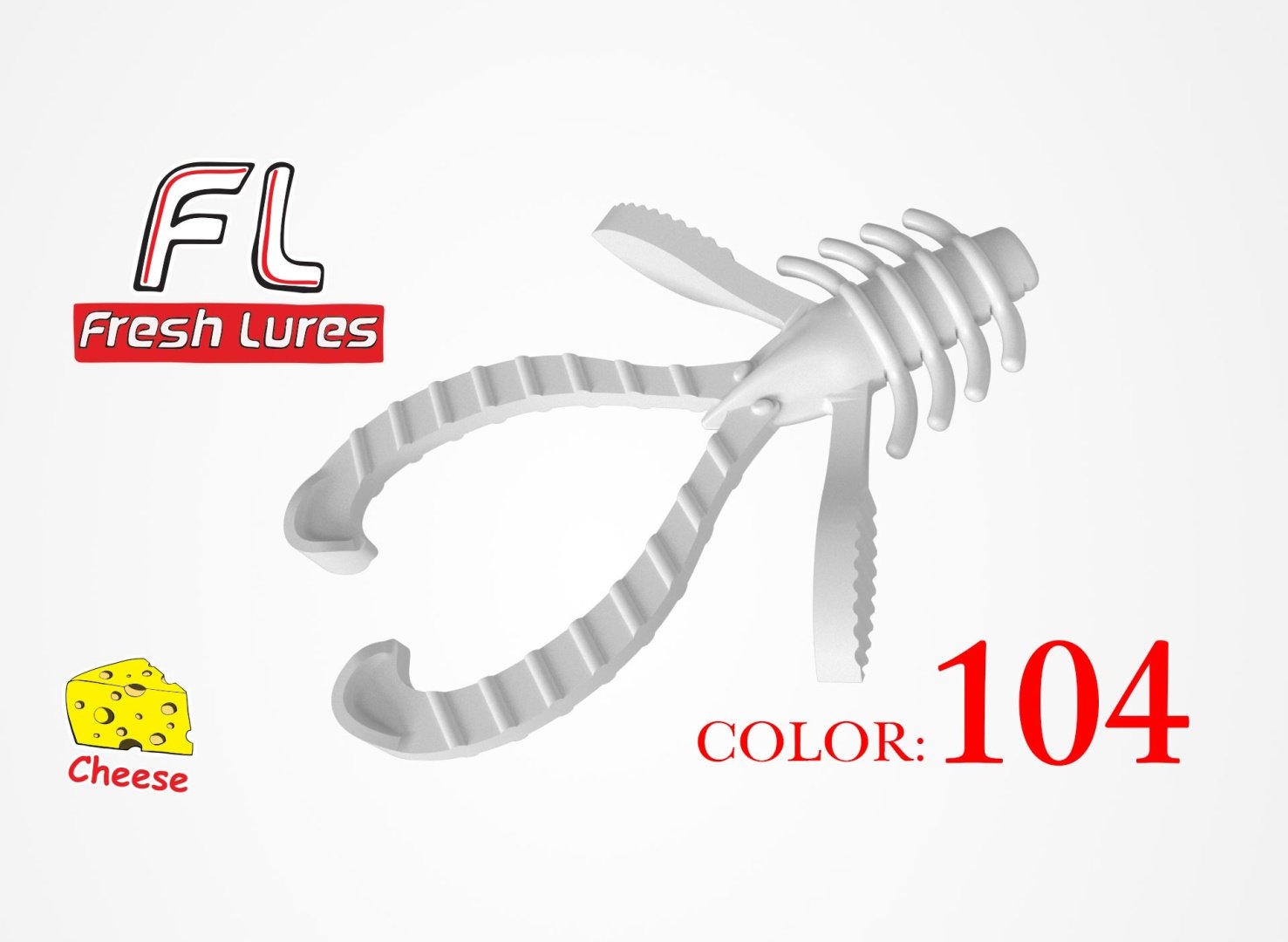 Мягкая приманка Fresh Lures FL-Nymph 104 11 шт купить,NaN
