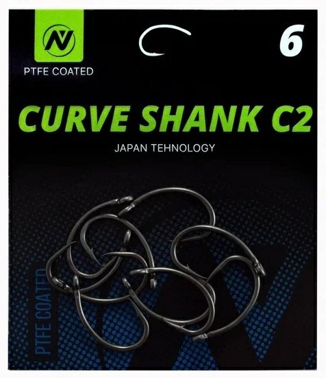 Крючок для рыбалки VN Tackle VNH-126004 карповый черный 10 шт