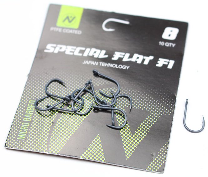 Крючок для рыбалки VN Tackle VNH-12408 карповый черный 10 шт