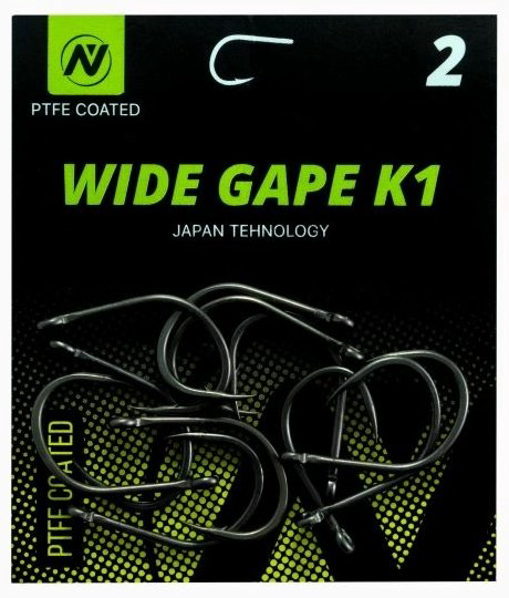 Крючок для рыбалки VN Tackle VNH-12204 карповый черный 10 шт