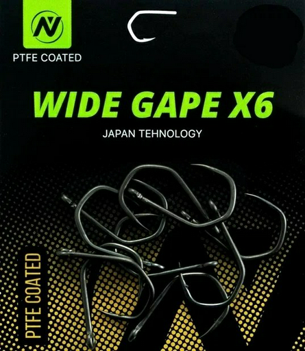 Крючок для рыбалки VN Tackle VNH-125004 карповый черный 10 шт