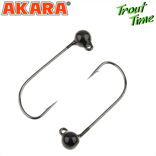 Крючок для рыбалки Akara JTRW-07-4-BL-F3 джиговый черный 3 шт