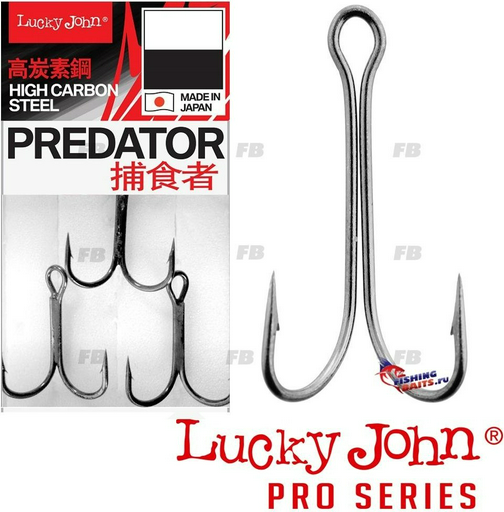 Крючок для рыбалки LUCKY LJH121-K040 одинарный серебристый 4 шт