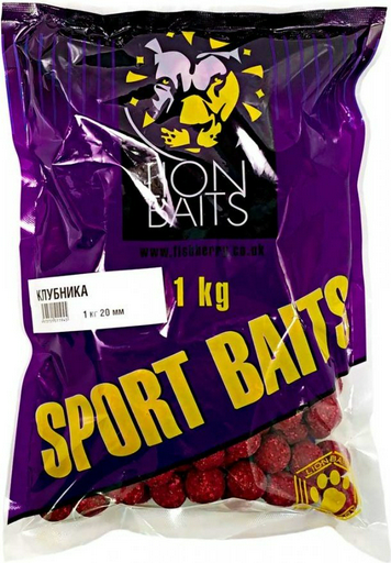 Прикормка Lion Baits LB-002813 клубника 1 кг