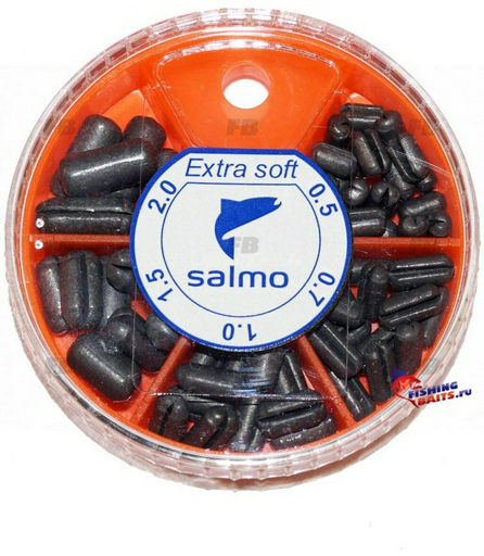 Грузило Дробинка, цилиндр Salmo глухое 0.5 г
