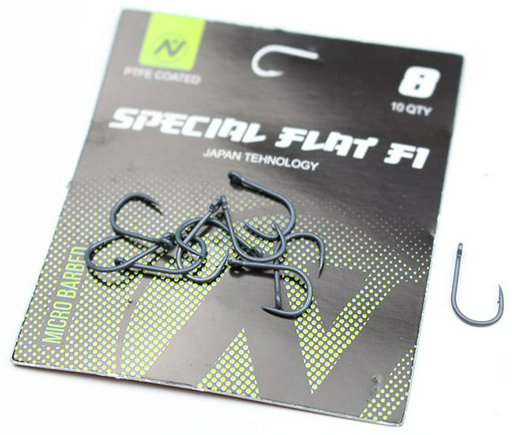 Крючок для рыбалки VN Tackle VNH-12408 карповый черный 10 шт