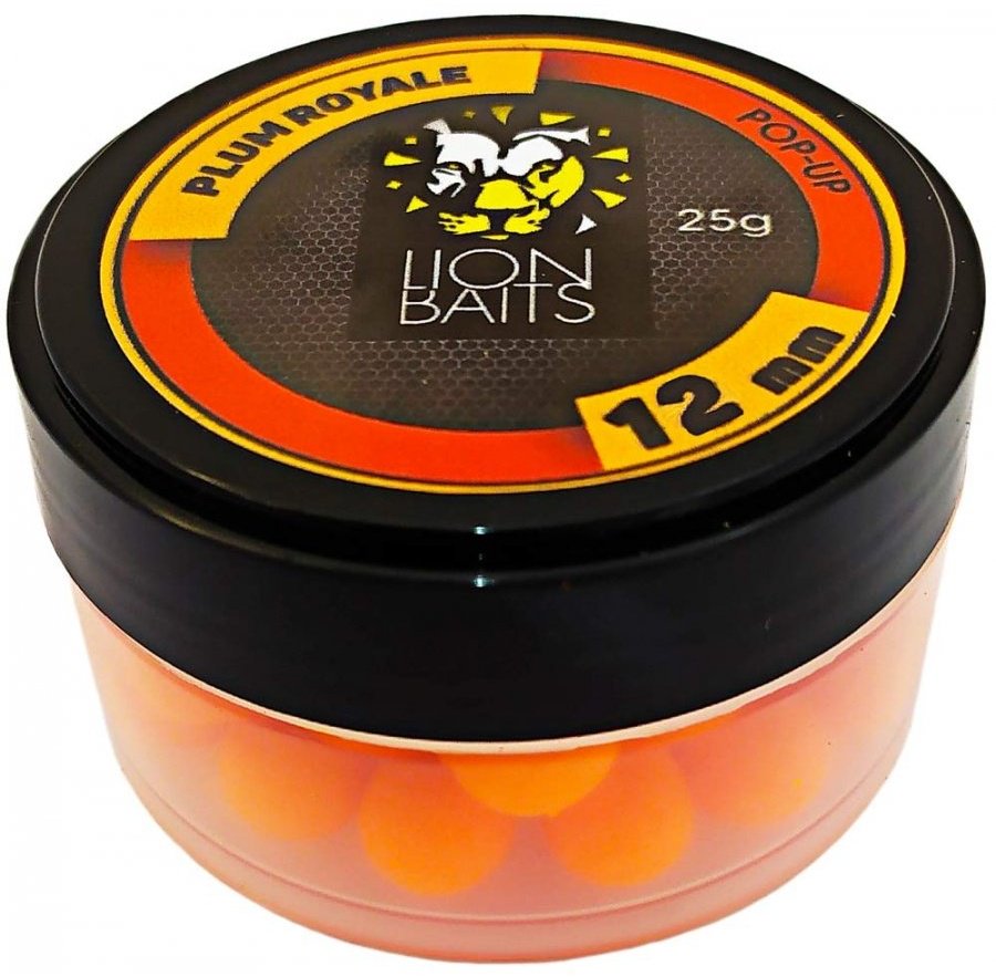 Прикормка Lion Baits Бойлы Pop-Up 12 мм 25 г LB-002932 слива 0.025 кг купить,NaN