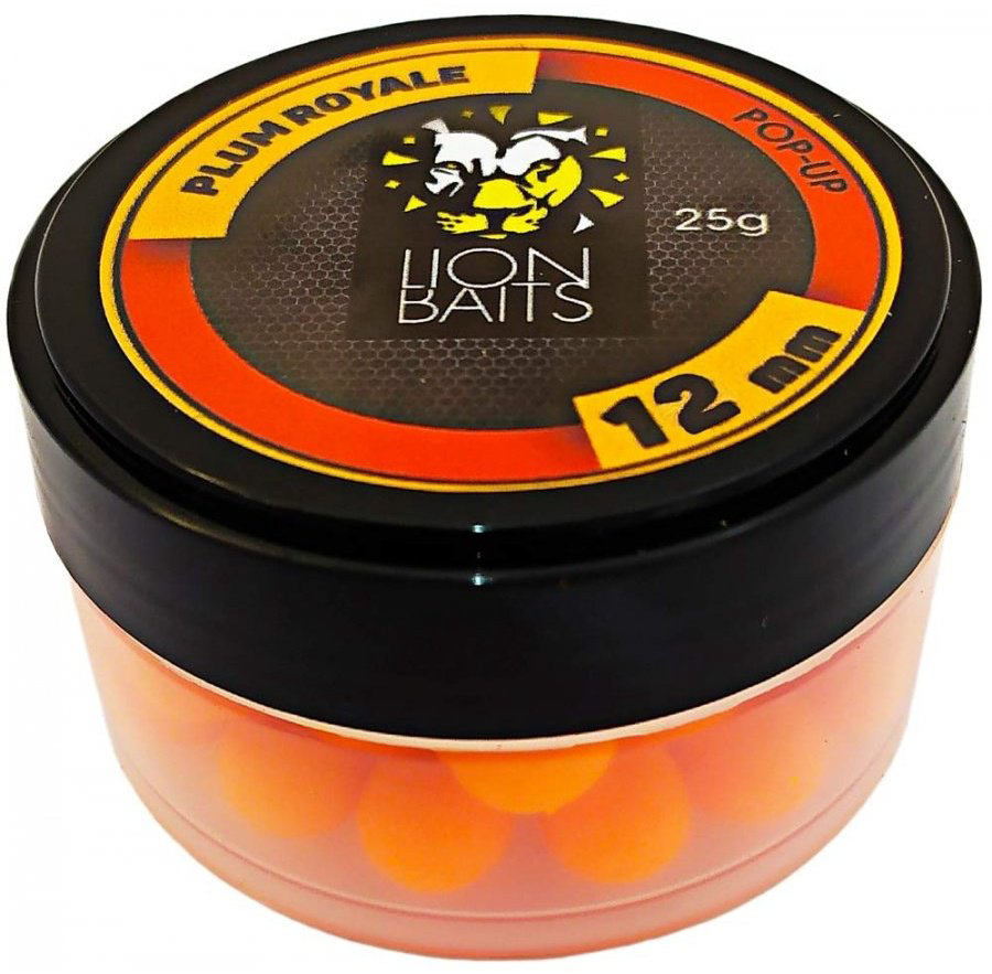 Прикормка Lion Baits Бойлы Pop-Up 12 мм 25 г LB-002932 слива 0.025 кг купить,NaN