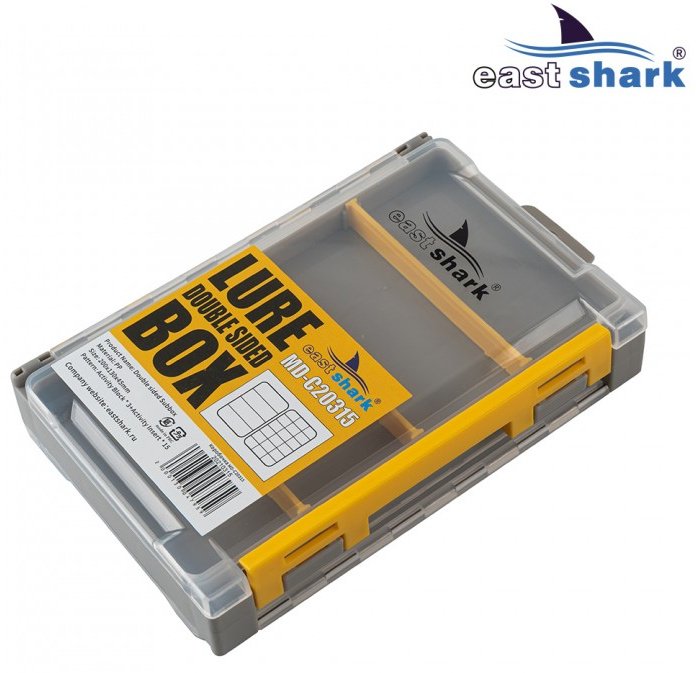 Коробка для приманок East Shark 20210315 серый, желтый купить,NaN