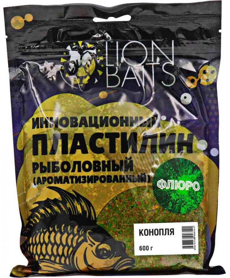 Прикормка Lion Baits LBPI-0028 конопля 0.6 кг купить,NaN