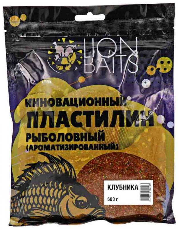 Прикормка Lion Baits LBPI-0011 КЛУБНИКА 0.6 кг купить,NaN