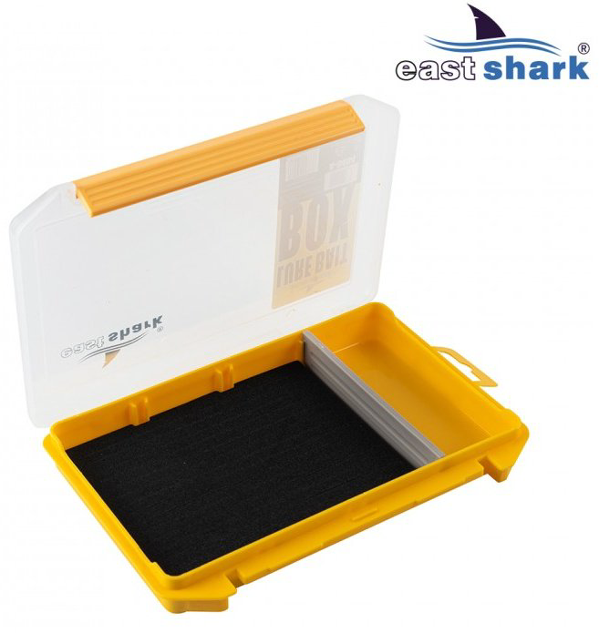Коробка для приманок East Shark 20210404 серый, желтый купить,NaN
