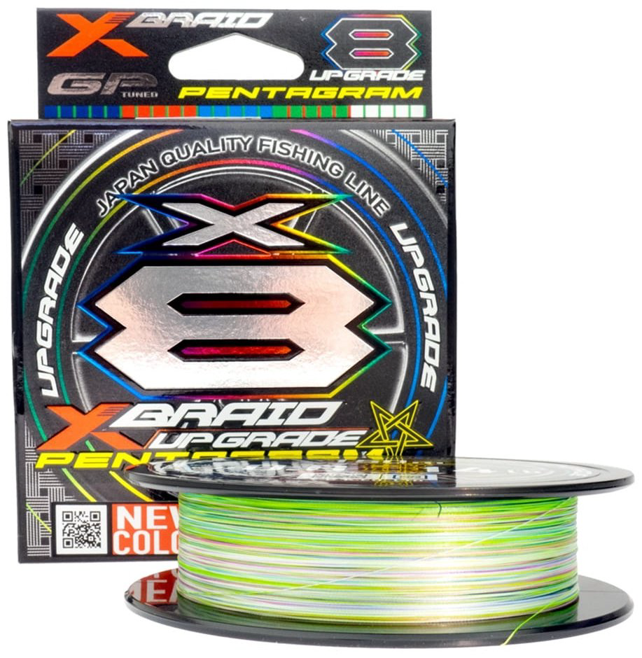 Леска YGK плетеная X-Braid Upgrade X8 Pentagram 150m 0.8PE 0.148mm 0.148 мм мультиколор купить,NaN