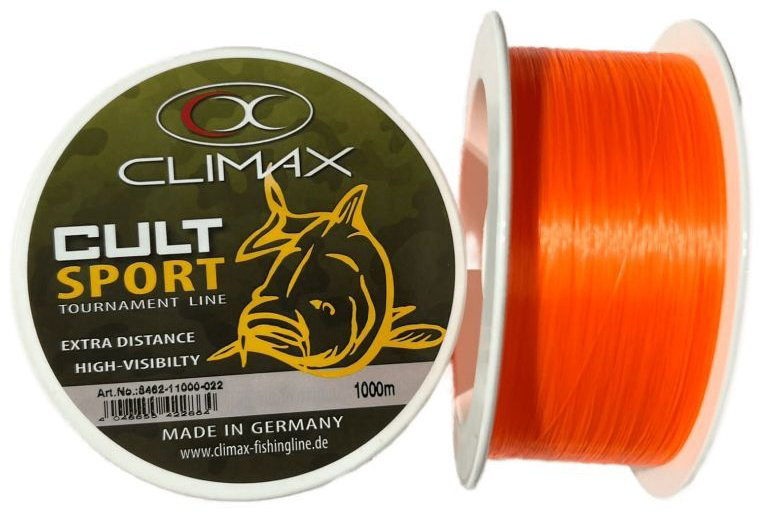 Леска Climax монофильная 8462-11000-022 0.22 мм оранжевый