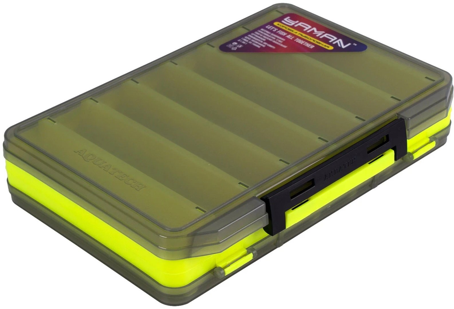 Коробка для приманок Yaman Y-BOX04 серый, желтый