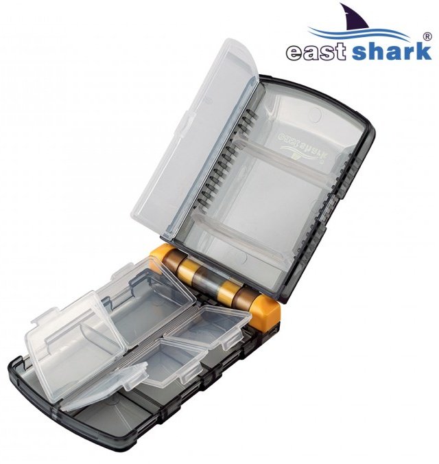 Коробка для приманок East Shark 20219764 серый, желтый