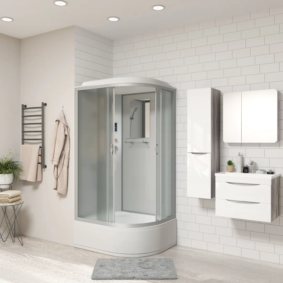 Кабина душевая Niagara NG-2310-14LP 120х80х215см белый купить,NaN