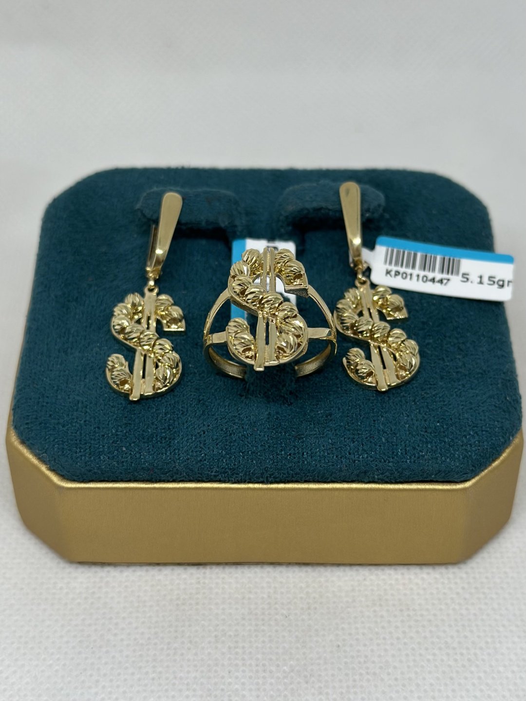 Комплект Italy Gold 084260835 вес 7.98 г золото, без вставок купить,NaN