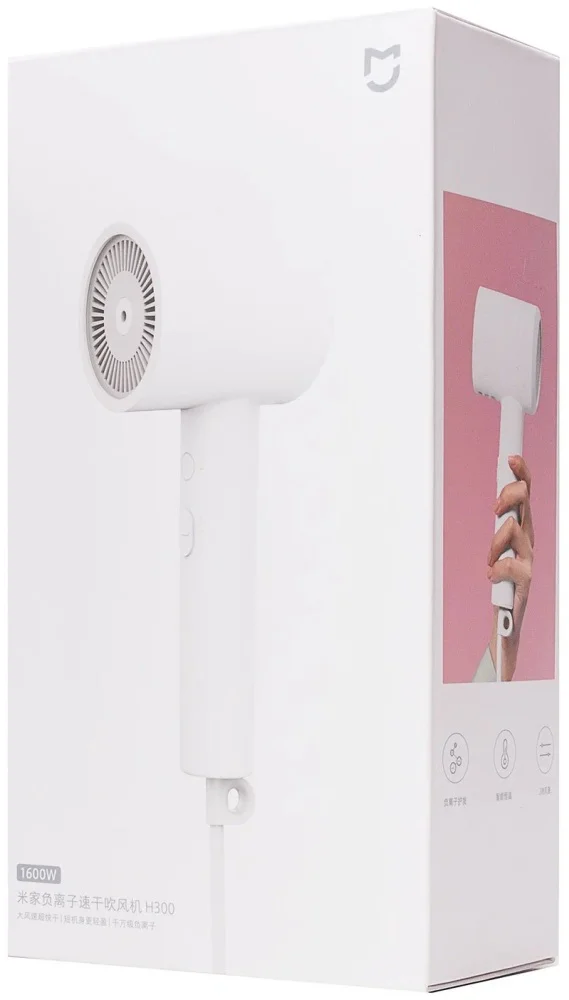 Фен Xiaomi Mi Ionic Hair Dryer H300 белый - ForteMarket Фен Xiaomi Mi Ionic Hair Dryer H300 белый купить,0