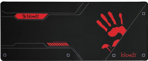 Коврик для мыши A4Tech Bloody BP50L черно-красный