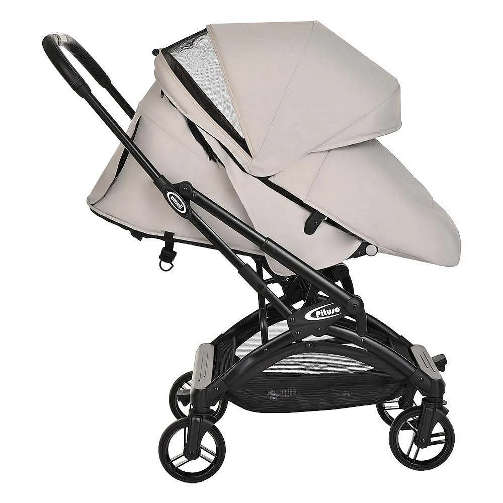 Коляска прогулочная Pituso Ameli + чехол на ножки Beige - ForteMarket Коляска прогулочная Pituso Ameli + чехол на ножки Beige купить,0