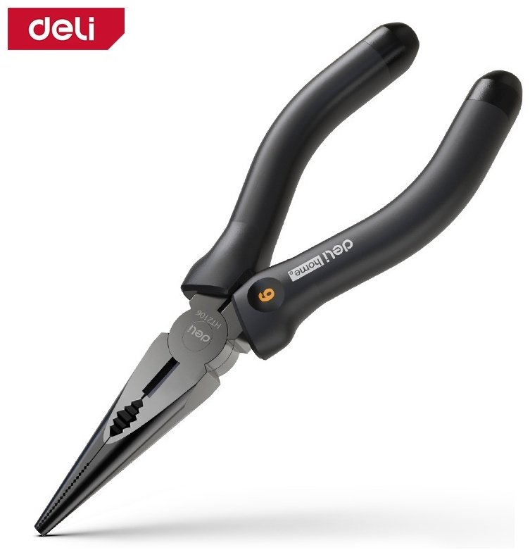 DELI длинногубцы EHT2106 150 мм купить,NaN