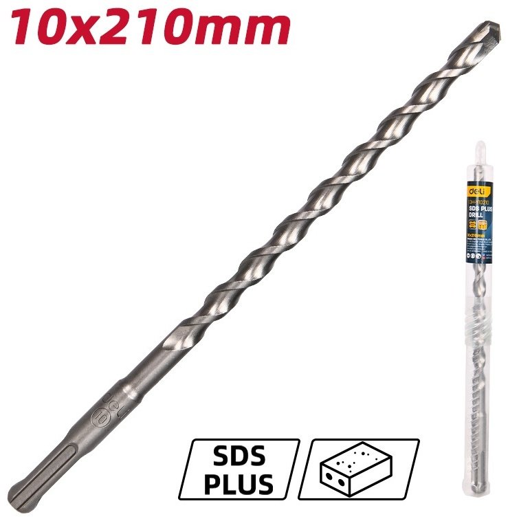 DELI бур EDH-Y10210 (SDS-plus, 10х210х260 мм) 1 шт