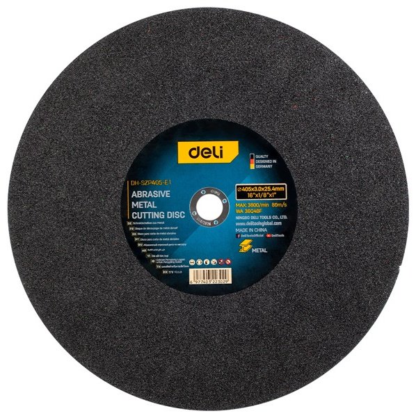Диск отрезной абразивный 405x25.4х3 мм, DELI EDH-SZP405-E1
