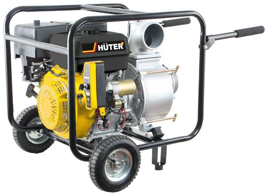 Мотопомпа Мотопомпа Huter MPD-100 четырехтактактная высота напора 32 м производительность 1800 л/мин 70/11/6