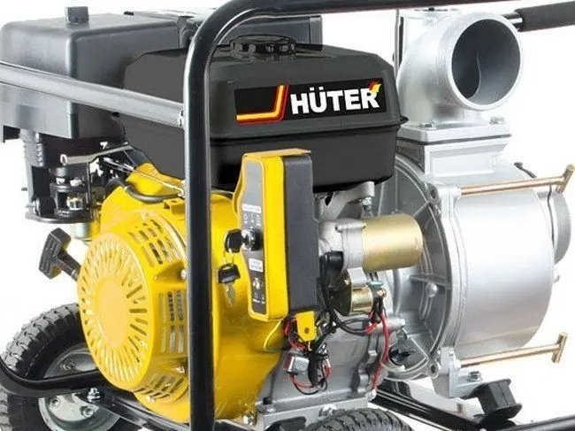 Мотопомпа Мотопомпа Huter MPD-100 четырехтактактная высота напора 32 м производительность 1800 л/мин 70/11/6