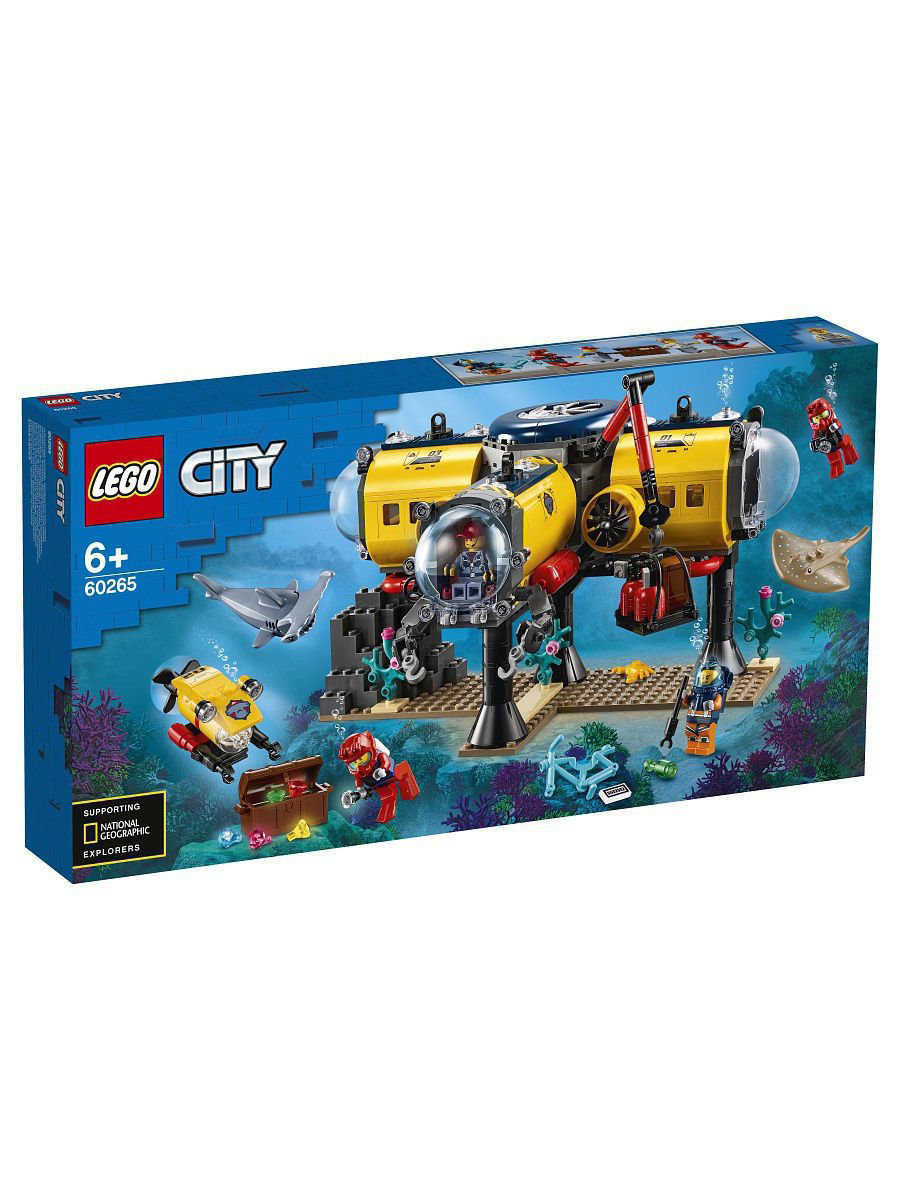 Конструктор Lego City Океан исследовательская база 60265 купить,NaN