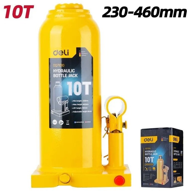 DELI домкрат бутылочный DQ71010 10 т